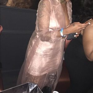 Naked wardrobe sheer jacket